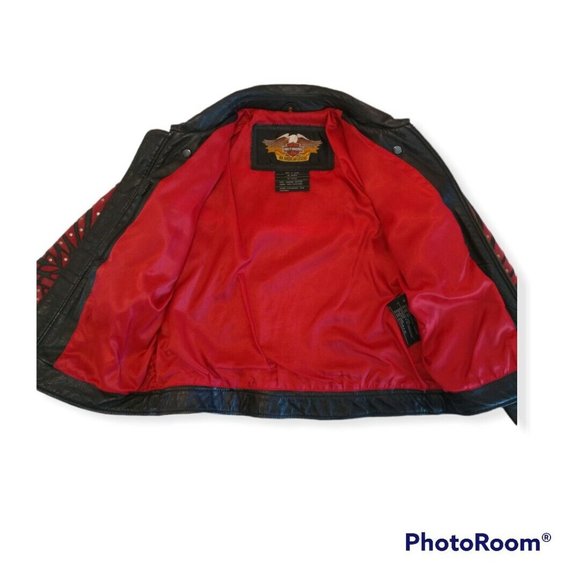 Women's Medium M Harley-Davidson Leather Jacket - Picture 4 of 8